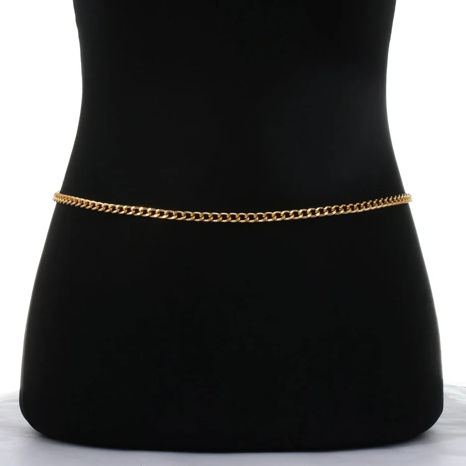Summer Beach Metal Body Chain Waist Chain Accessories for Women Sexy Bikini Body Jewelry Belly Waist Chains Belt Waistband Gift - Image 2