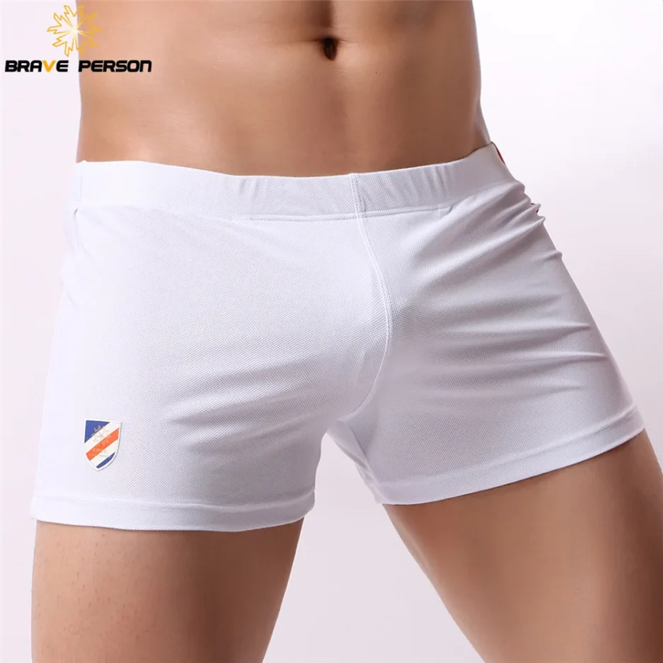 Brave Person Men's Sleep Bottoms Shorts Underwear Men Boxers Shorts Lounge Home Sleepwear Breathable Shorts Pajama - Image 3