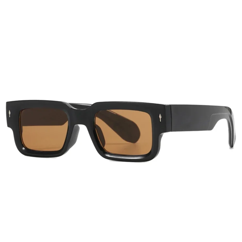 Retro Men Square Sunglasses For Women Vintage Luxury Rivet Designer Sun Glasses Fashion Arrow Shades UV400 Eyeglasses - Image 5