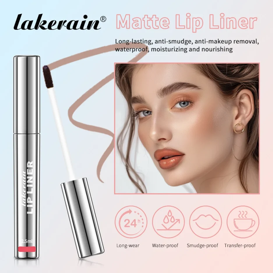 Highly Pigmented Lip Liner Tattoo Matte Peel Off Enhance Lip Liner Lasting Lip Stain Waterproof 4Colors Transfer-proof Lipstic - Image 2