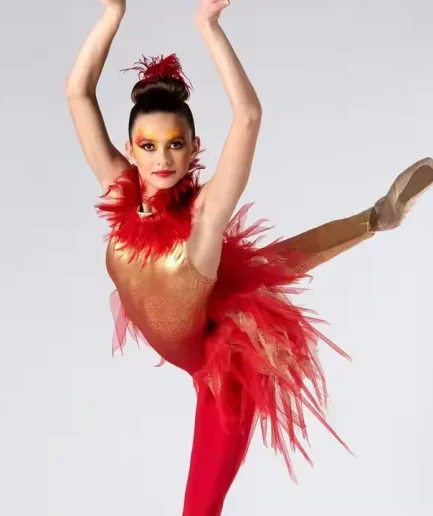 kids ladies women modern dance costume jumpsuit bird dance costume