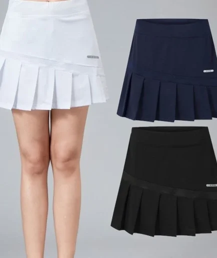 New sports short skirt for women, quick drying badminton, tennis pants skirt, marathon golf, half body pleated skirt, summer