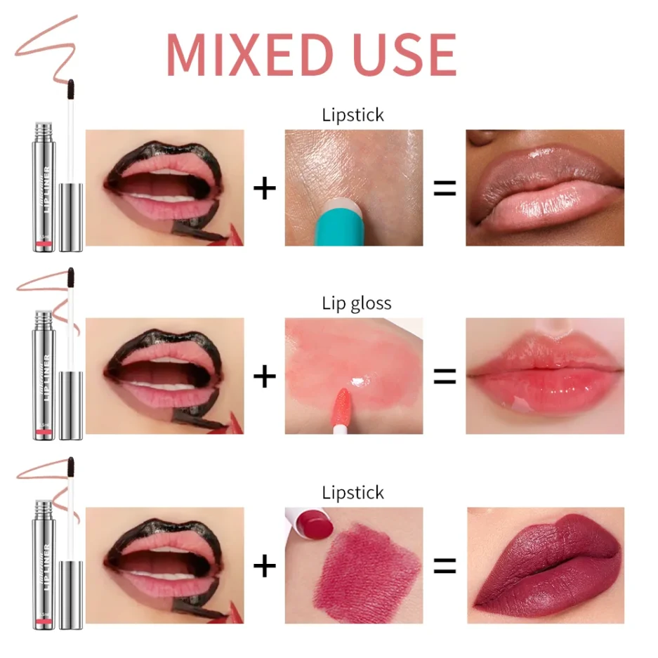 Highly Pigmented Lip Liner Tattoo Matte Peel Off Enhance Lip Liner Lasting Lip Stain Waterproof 4Colors Transfer-proof Lipstic - Image 3