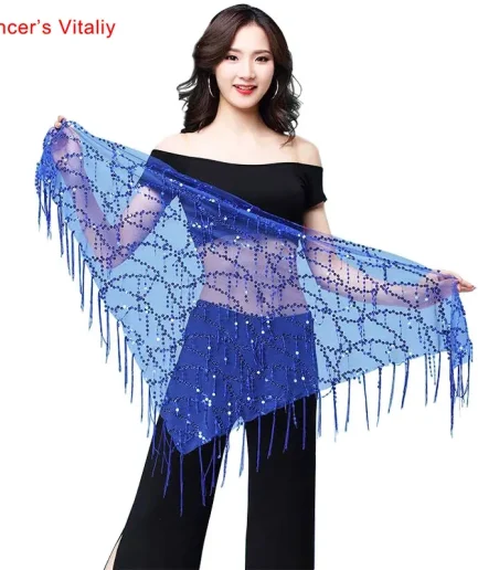 New style Belly dance costumes sequins tassel indian belly dance hip scarf for women belly dancing belt 11kinds of colors
