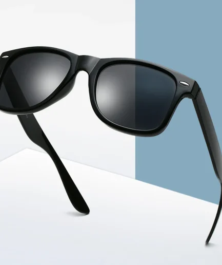 Classic Square Polarized Sunglasses Men Women Retro Black Sun Glasses Male Female Fashion Summer Anti Glare Driving Shades
