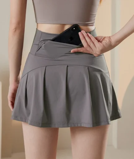 Summer High Waist Sports Short Skirt Lined Shorts Fitness Yoga Quick Dry Running Sport Skirts Tennis Skirt Golf Wear for Women