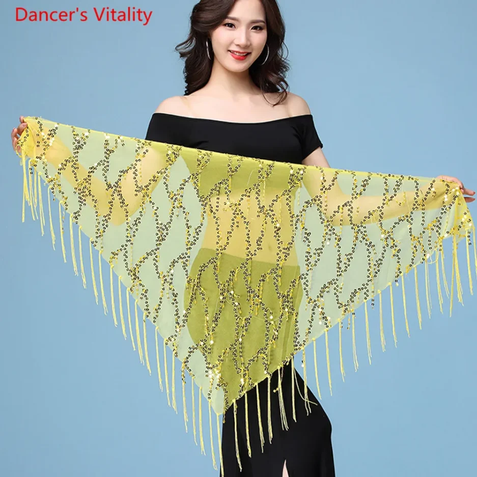 New style Belly dance costumes sequins tassel indian belly dance hip scarf for women belly dancing belt 11kinds of colors - Image 3