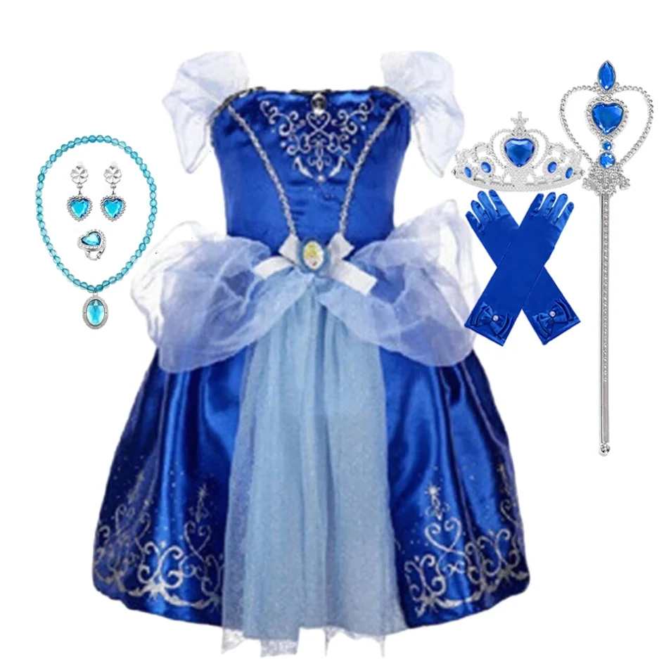 Summer Princess Costume Party Fancy Flower Vestido New 2025 Christmas Birthday Carnival Dress Up Rapunzal Belle Disguise Frock - Image 6