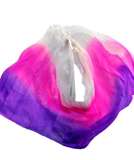 100% Silk Veils Belly Dancing Mixing Color Veil Women 100% Silk Wholesale Price Size & color Can Be Customized Scarf Silk Veils
