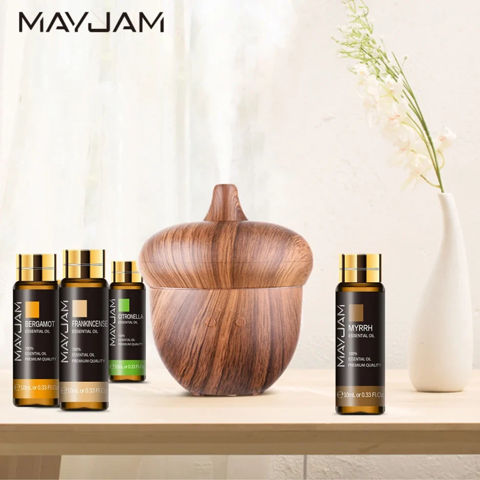 Support Dropshipping 10ML Lavender Rose Eucalyptus Jasmine Vanilla Mint Sandalwood Tea Tree Orange Diffuser Aroma Essential Oil - Image 3
