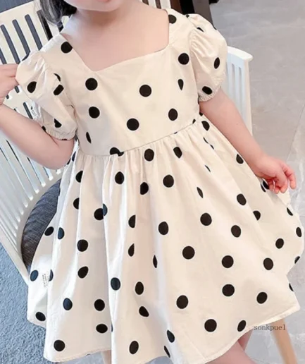 Summer Baby Dress Girl Clothes Kids Hubble-bubble Sleeve Princess Dresses Popular Hot Style Child Dress Vestidos