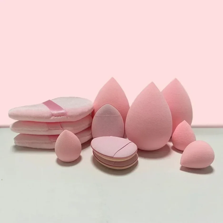 12Pcs Makeup Sponge Velvet Triangle Powder Puff Face Finger Puffs Mini Beauty Egg Liquid Foundation Tools Make Up Accessories - Image 6
