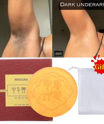 Body Whitening Soap Deep Clean Skin Chicken Skin Removal Soap Armpit Underarm Knees Bleaching Body Brighten White Care Products