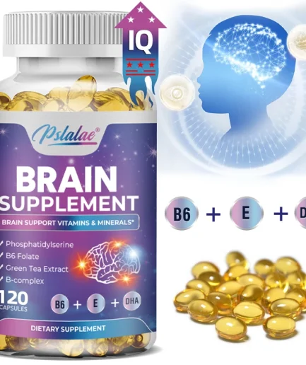 Nootropic Brain & Focus Supplement - Improve Memory, Mental Focus, Cognitive Function, for Brain, Heart Health