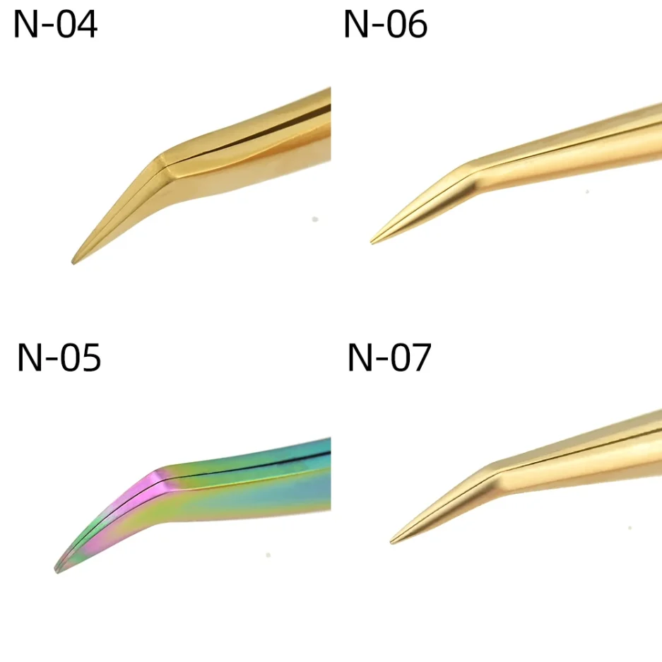 NAGARAKU Eyelash Extension Tweezers Makeup Stainless Steel Eyelash 3D accurate Clip - Image 3