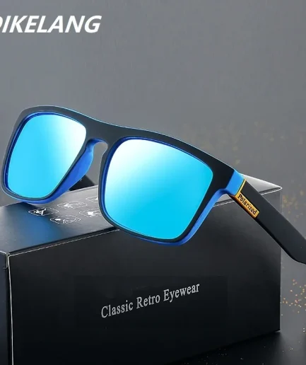 Fashion Square Vintage Polarized Sunglasses Men Women Retro Driving Fishing Luxury Brand Designer Sun Glasses UV400 Eyewear