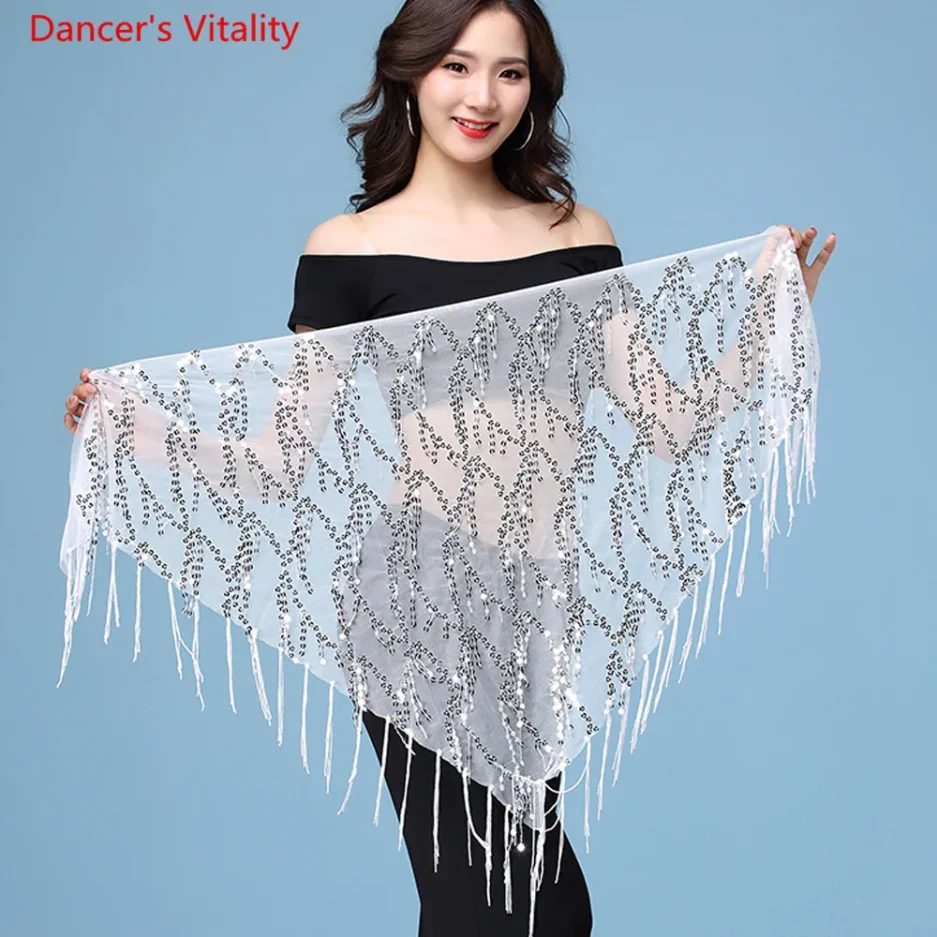 New style Belly dance costumes sequins tassel indian belly dance hip scarf for women belly dancing belt 11kinds of colors - Image 5