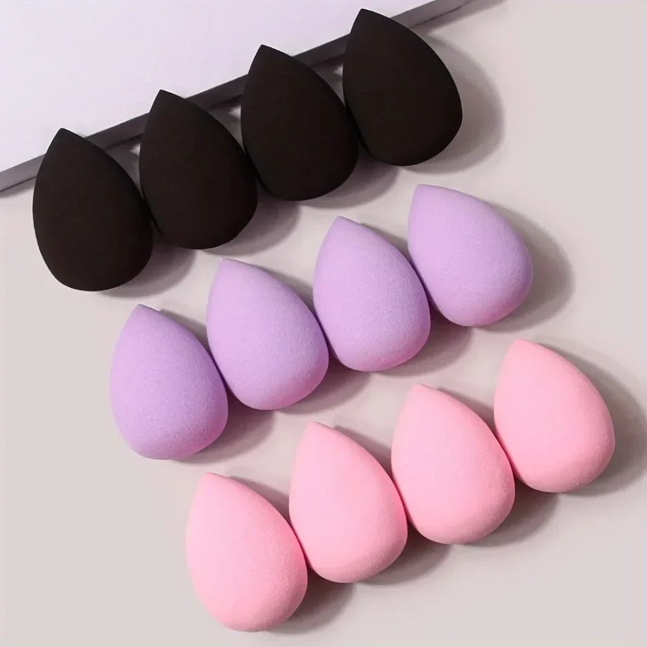 12Pcs Multicolor Makeup Sponge Blender Beauty Egg Cosmetic Puff Soft Foundation Sponges Powder Puffs Women Make Up Accessories - Image 2