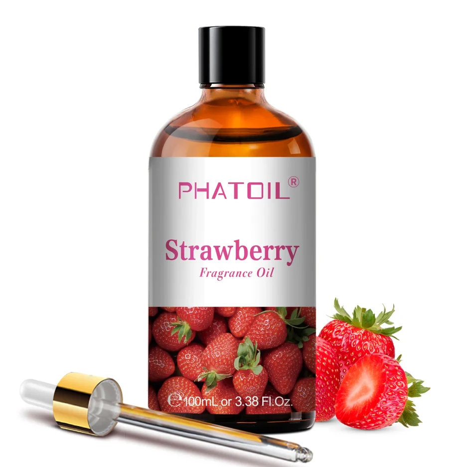 PHATOIL 100ml Aromatherapy Fragrance Oil Coconut & Vanilla Strawberry Cherry 2PCS/1PCS Aroma Oils For Diffuser Candle Making - Image 3