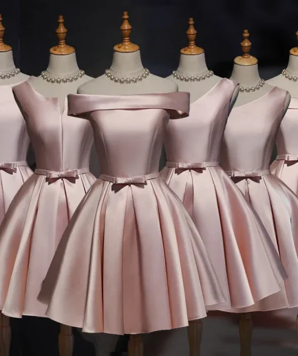 LZPOVE Sexy Strapless Bridesmaid Dress Elegant Wedding Party Dress Women Evening Prom Short Dress Mini Summer Dresses
