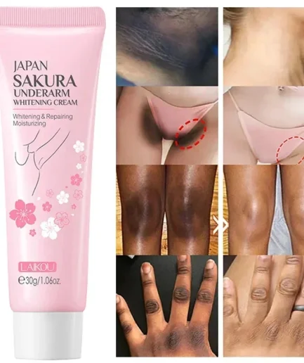 Whitening Cream For Dark Skin Armpit Thigh Inner Joint Lightening Intimate Area Underarm Body Care Private Parts Brighten Lotion