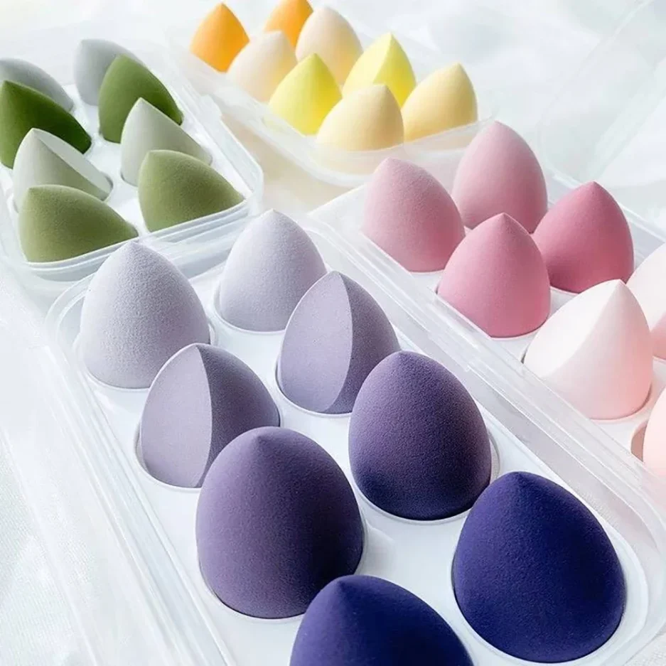 4/8pcs Makeup Sponge Blender Beauty Egg Cosmetic Puff Soft Foundation Sponges Powder Puff Women Make Up Accessories Beauty Tools - Image 2