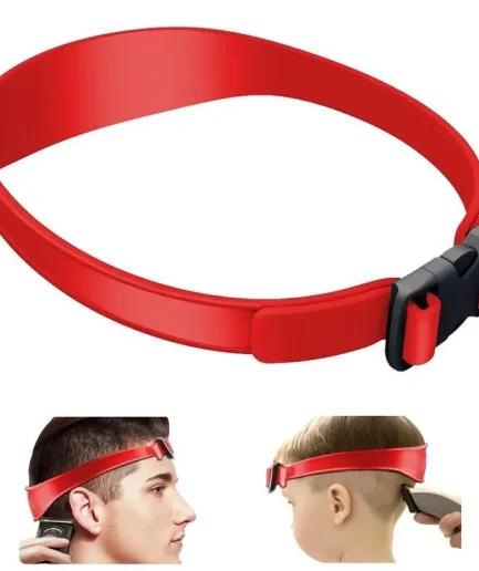 DIY Hair Trimming Template Haircut Band Breathable Curved Silicone Home Hair Trimming Guide for Boys Men