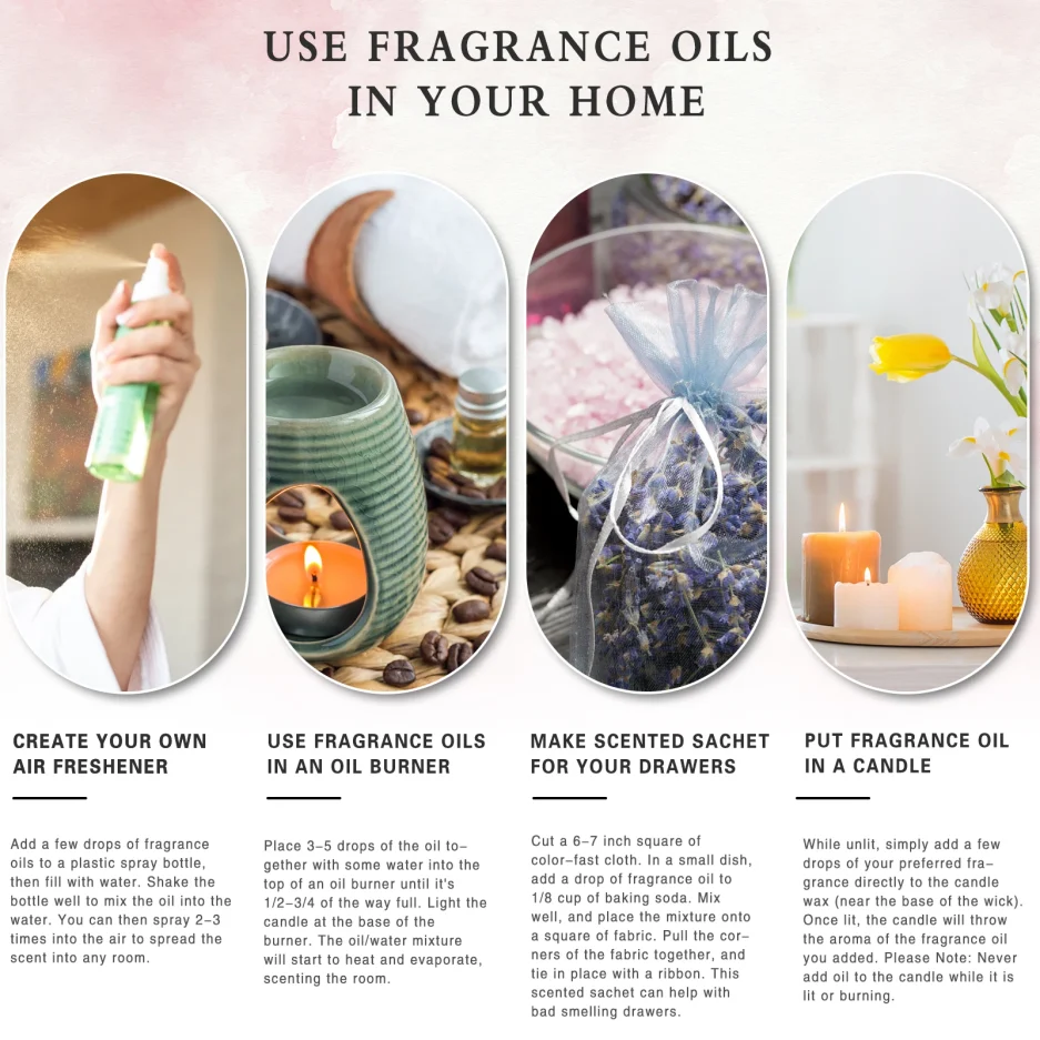 PHATOIL Natural Plant Essential Oil 10ml Eucalyptus Rose Lemon Bergamot Vanilla Peppermint 1PCS Aroma Essential Oil For Diffuser - Image 4