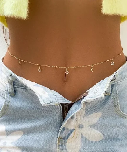 Sexy Belly Belt Waist Chain Women Summer Beach Bikinis Festival Accessories Body Jewelry Body Chain Fashion Jewelry Accessories