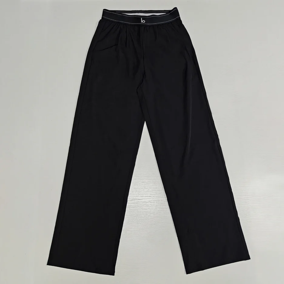 Women's Loose Suit Pants Casual Suit Pants Suit Up Trouser Sports High Waisted Straight Leg Wide Pants - Image 3