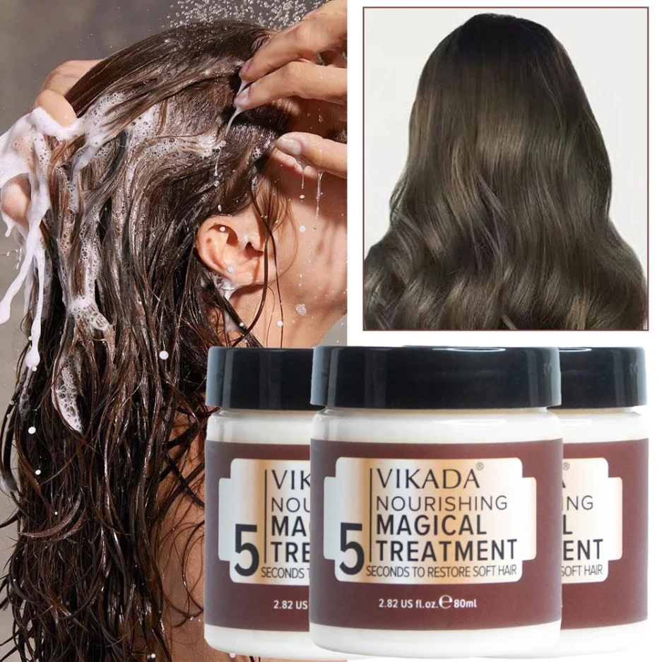 80ml Hair Treatment Magical Hair Mask Scalp Root Hair Seconds & 5 Repairs Advanced Molecular Damage Tonic Hair Hair Treatment
