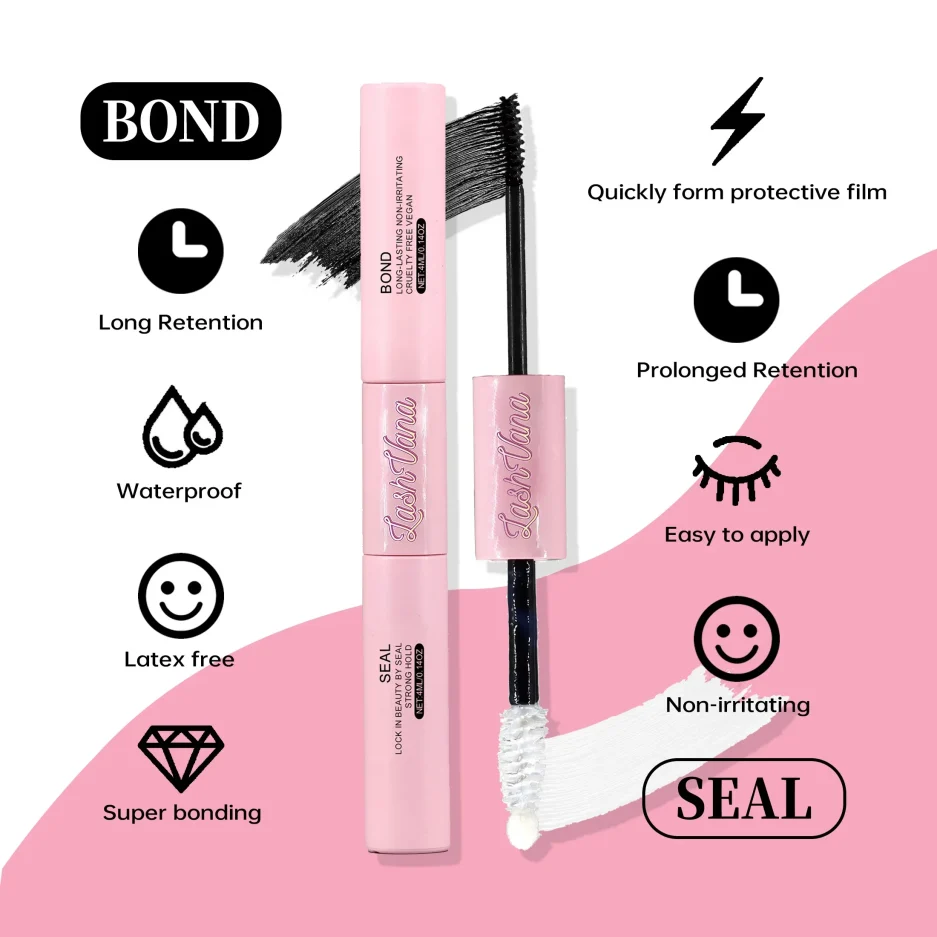 DIY Lashes Extension Kit Eyelashes 200 PCS Clusters Lash Bond and Seal Makeup Tools for Gluing Lashes Gluing Glue Accessories - Image 6