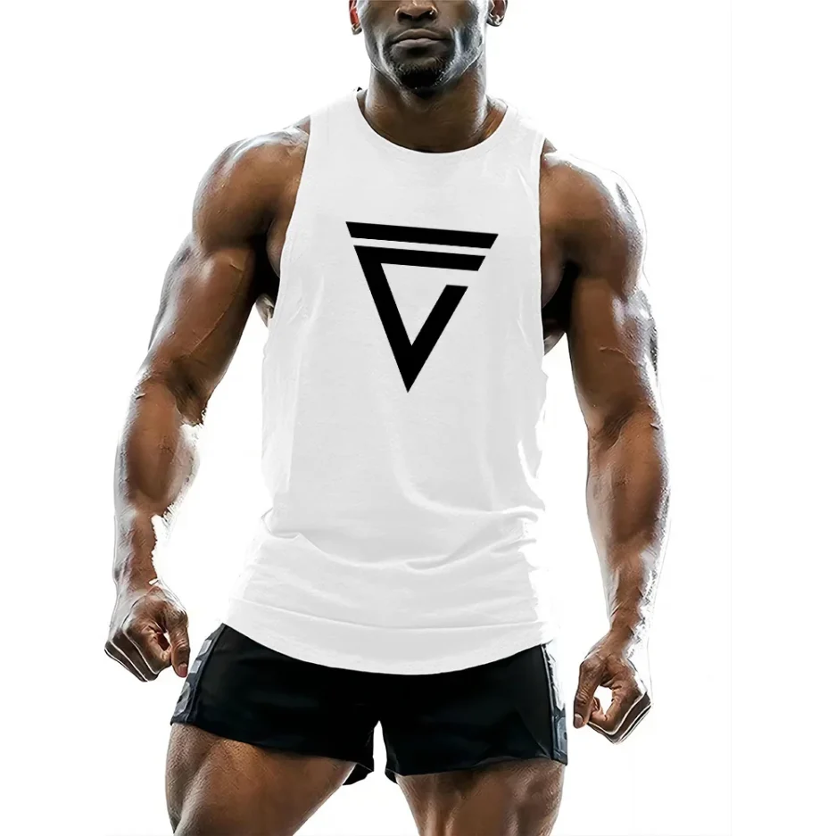 Summer basketball wear sleeveless vest Men's sports undershirt Sleeveless vest men's outdoor 2d printed adult tops Quick dry