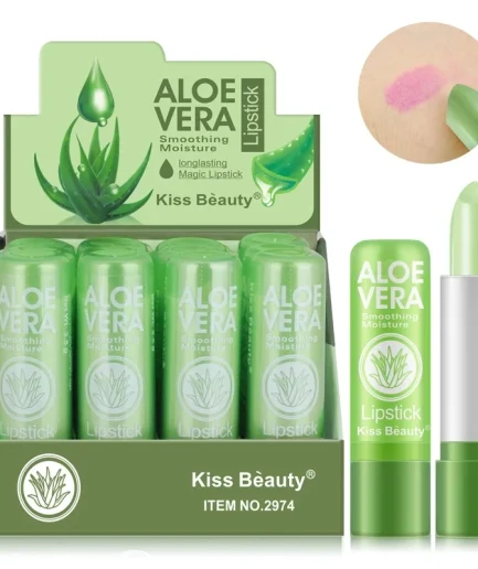 12pc/SET 3.5g Color Changing Tinted Lip Balm Lipstick Aloe Vera Lipstick Moisturizing Long Lasting Lipsticks lip balm wholesale
