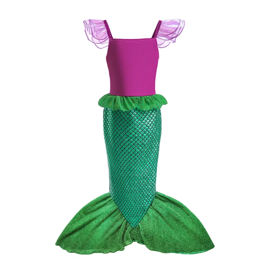New Girl Dresses Princess Costume Kids Mermaid Cosplay Costume Kids Carnival Birthday Party Prom Costume Party Dresses For girls - Image 2