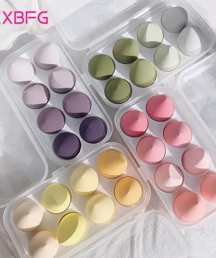 4/8pcs Makeup Sponge Blender Beauty Egg Cosmetic Puff Soft Foundation Sponges Powder Puff Women Make Up Accessories Beauty Tools